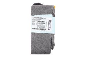 Колготки дитячі сірі махра з малюнком р.110-116 Duna