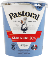 Сметана 30% Pastoral ст 400г