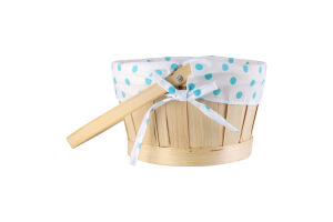 Кошик декорат бамб з підкл в асорт 8х11х26 986454