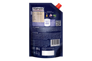 Соус с травами и чесноком Чесночный Торчин д/п 200г