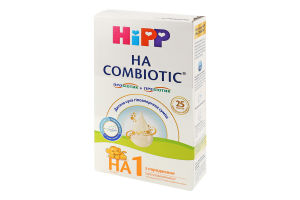 Суміш суха для дітей від народження гіпоалергенна 1 Combiotic НА Hipp к/у 350г