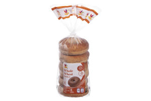 Ahold Whole Wheat Bagels - 6 CT