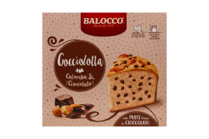 Кекс Balocco Colomba Gocciolotta з шокол краплями