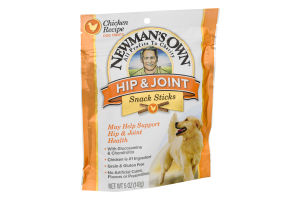 Newman's Own Hip & Joint Snack Sticks Dog Treats Chicken Recipe