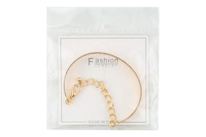 Браслет червоний метал металевий 18-20см FHF1615