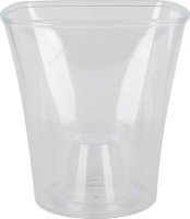 Кашпо д/горщиків д/орхідей Квадро 1,5л прозорий 14,5*15см Еталон-С