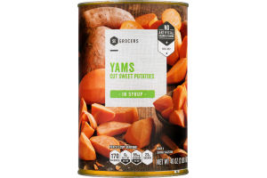 SE Grocers Yams Cut Sweet Potatoes In Syrup