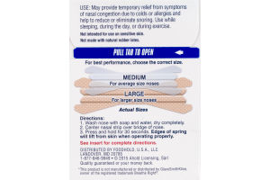 CareOne Nasal Strips Large Tan - 36 CT