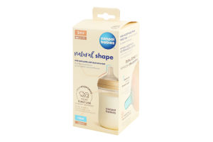 Пляшка Natural Shape з соскою антиколікова 250мл Canpol babies