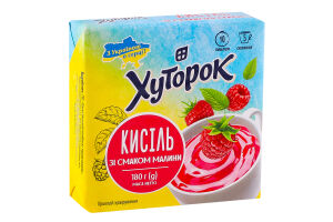 Кисель со вкусом малины Хуторок м/у 180г