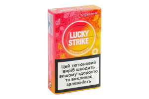 Изделие табакосодержащее для электрического нагревания с фильтром Lucky Strike Blush Switch 20шт