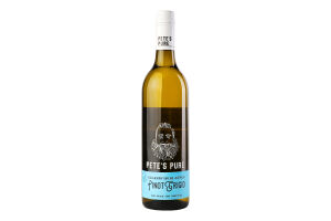 Вино 750мл 12% белое сухое Pinot Grigio Pete's Pure бут