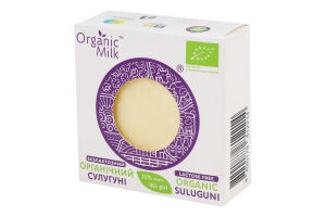 Сир 35% розсільний безлактозний органічний Сулугуні Organic Milk к/у 165г
