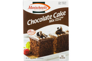 Manischewitz Cake Mix Chocolate with Fudge Frosting