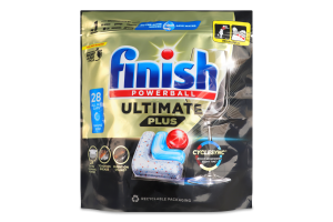 Сода-капсулы для мытья посуды в посудомоечных машинах All in 1 Ultimate Plus Powerball Finish 28шт