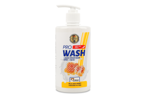 Крем-мило рідке Дбайливий захист 470г з дозатором Pro Wash