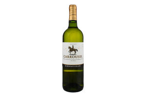 Вино 0.75л 11.5% біле сухе Bordeaux Carrousel пл