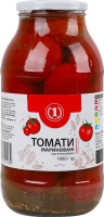 Томаты маринованные пастеризованные ТМ "1" с/б 1.8кг