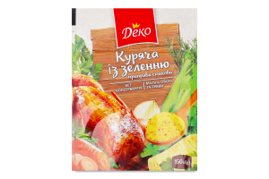 Приправа вкусовая Куриная с зеленью Деко д/п 150г