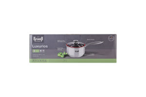 Ковш со стеклянной крышкой d12см 0.7л №26-238-067 Krauff 1шт