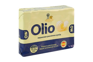 Суміш вершково-рослинна 72.5% Оліо Молочний острів м/у 200г