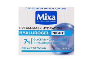 Мікса, гіалурожель нічний крем-маска