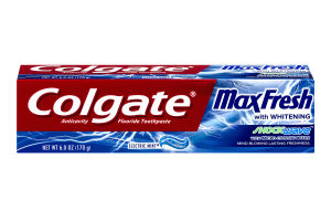 Colgate MaxFresh With Whitening Toothpaste Electric Mint