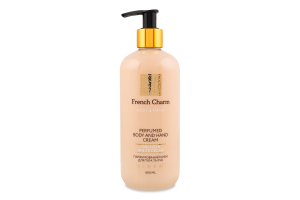 Крем д/тіла та рук French Charm Orchid&white cedar парфумований 400мл з дозатором Liora