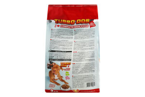 Корм сухий повнораціонний для дорослих собак зі смаком яловичини Turbo Dog м/у 3кг