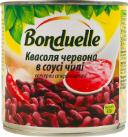 Квасоля червона в соусі чилі стерилізована Bonduelle з/б 430г