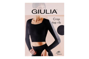 Футболка жіноча Giulia Crop top Rib winery