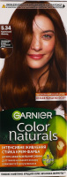 Крем-краска для волос стойкая Color Naturals №5.34 Garnier 1шт