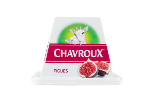 Сир свіжий козиний з інжиром Chavroux п/у 150г