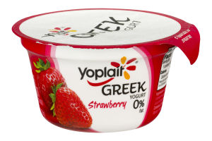 Yoplait Greek Fat Free Yogurt Strawberry