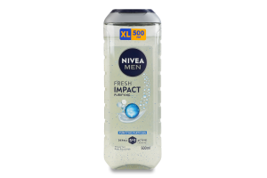 Гель для душа для тела, лица и волос 5в1 Fresh іmpact Nivea Men 500мл