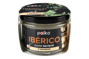 Сало молотое с чесноком Iberico Palko с/б 160г