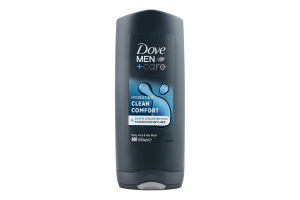 Гель для душу та шампунь 3в1 Чистота та комфорт Men+Care Dove 400мл