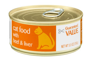 Guaranteed Value Cat Food with Beef & Liver