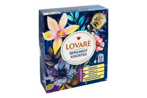 Чай черный Бергамот Ассорти Lovare к/у 32х2г