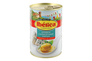 Оливки с голубым сыром Iberica ж/б 300г