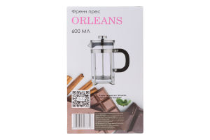 Френч-прес 600мл №VT-5702-600 Orleans Vittora 1шт