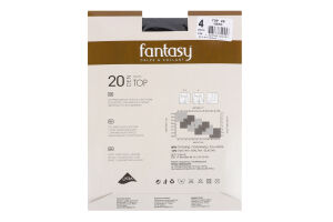 Колготки женские Fantasy Top 20den 4 nero