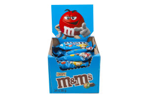 Драже с рисовыми шариками в молочном шоколаде покрытое сахарной разноцветной глазурью Хрустящие шарики M&M`s м/у 36г