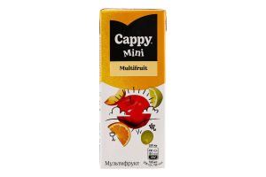 Нектар пастеризований Мультифрукт Mini Cappy т/п 200мл
