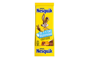 Шоколад молочный с начинкой с молоком Nesquik м/у 100г