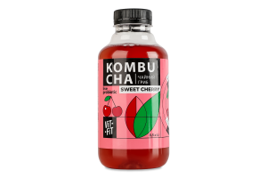 Напиток брожения фильтрованный непастеризованный с сахаром Sweet сherry Kombucha Vit-Fit п/бут 0.33л