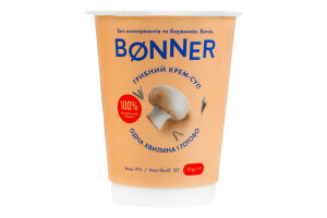 Крем-суп грибний швидкого приготування Bonner ст 50г