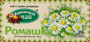 Чай Ромашка Карпатський чай к/у 25шт