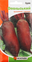 Насіння Буряк столовий Опольський 3г Яскрава
