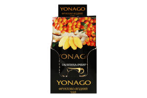 Напій фруктово-ягідний вітамінний Обліпиха-імбир Чай Yonago м/у 50г